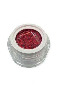 Glittergel rot